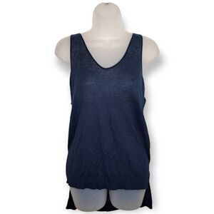 LINE the Label Sleeveless Linen V Neck size Small